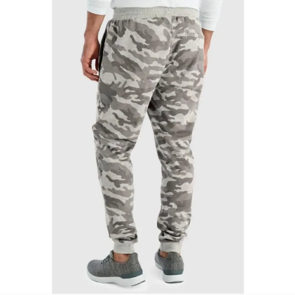 NEW JOHNNIE-O men's trainer camo jogger in gray